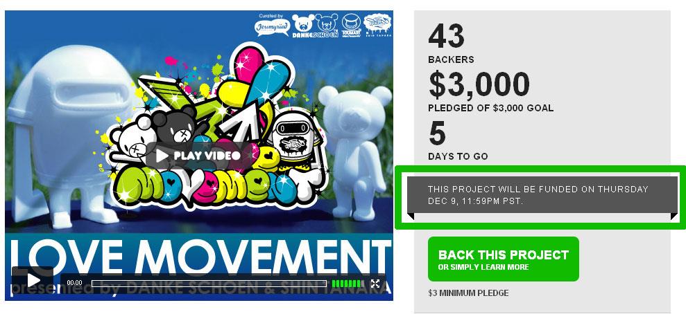 Love Movement Funded on Kickstarter!