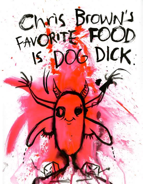 Chris Brown's Favorite Food is Dog Dick