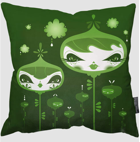 Julie West Spring Bulbs pillow