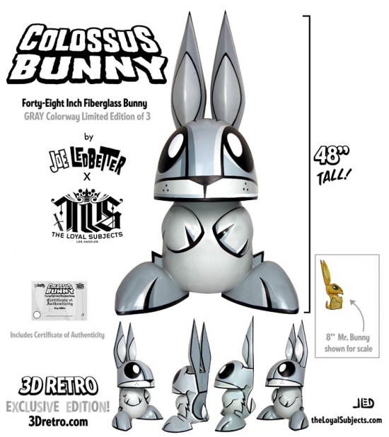 Joe Ledbetter Colossus Bunny: Grey
