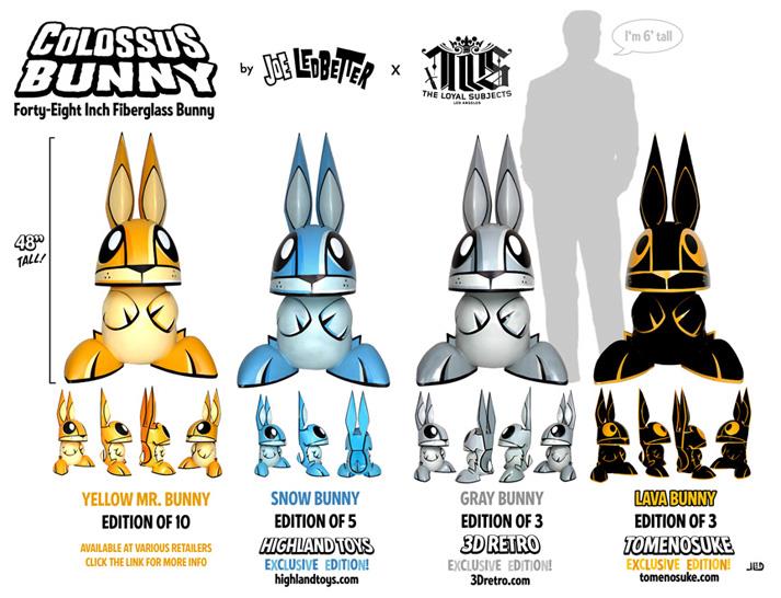 Joe Ledbetter Colossus Bunny: 4-foot fiberglass