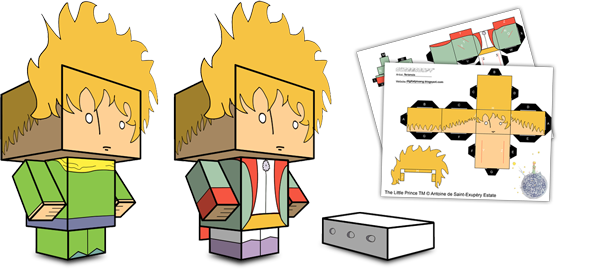 Little Prince Paper Toys