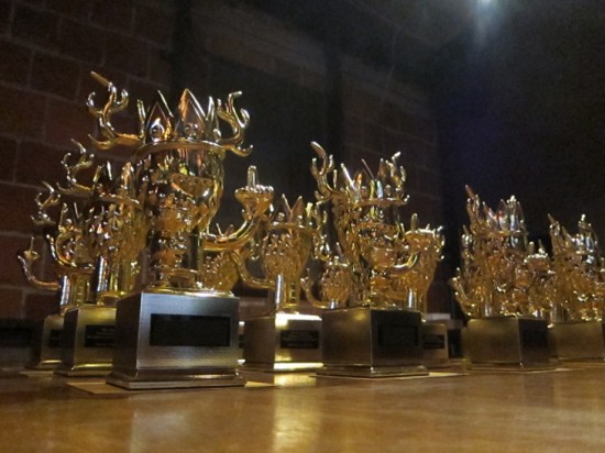 Awesome trophies by Pete Fowler & Pretty in Plastic