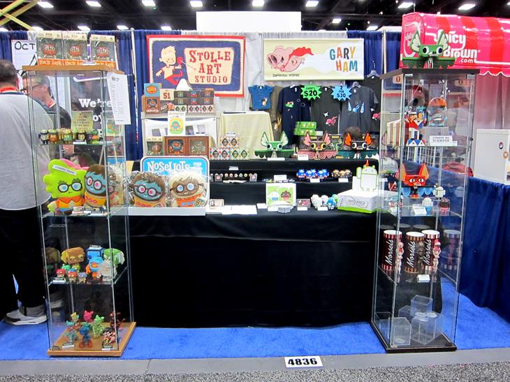 Scott Tolleson & Gary Ham's Booth at SDCC 2011