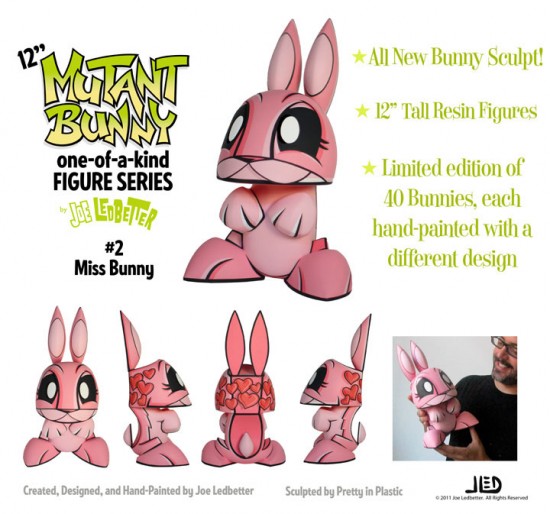 Joe Ledbetter Mutant Bunny One-of-a-Kind Series