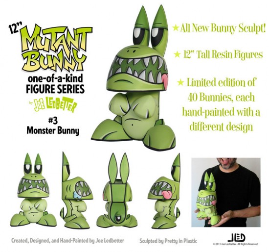 Joe Ledbetter Mutant Bunny One-of-a-Kind Series