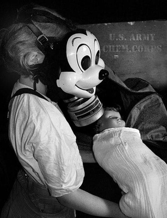 Mickey Mouse Gas Masks