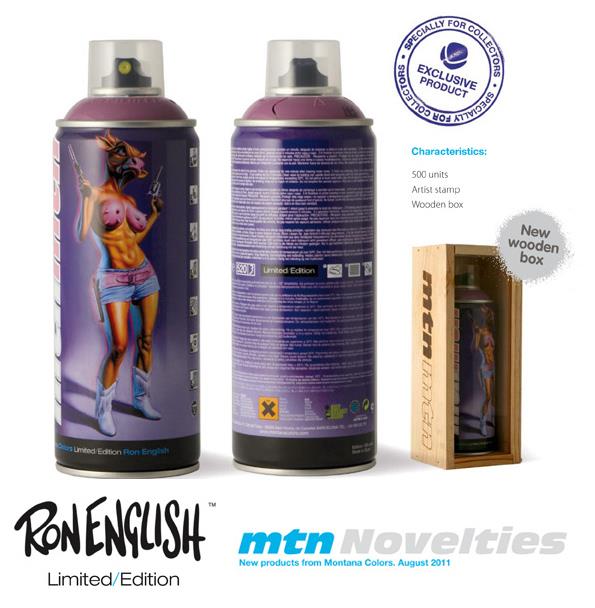 Ron English's Limited Edition Montana Cans
