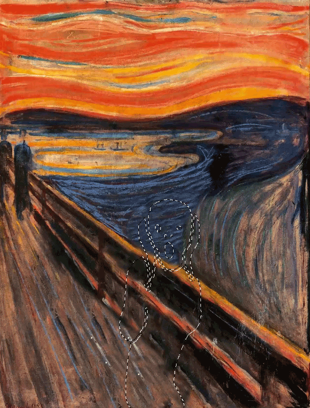 The Scream "Selected" by Mike Guppy