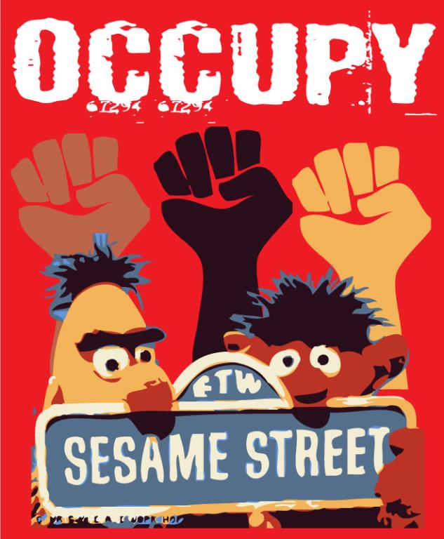 Occupy Sesame Street © Frank Kozik