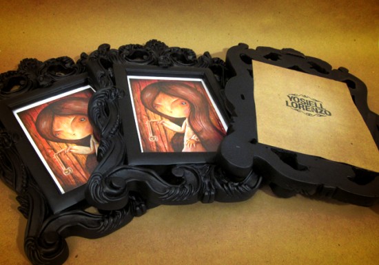 The Mistress framed giclee prints by Yosiell Lorenzo
