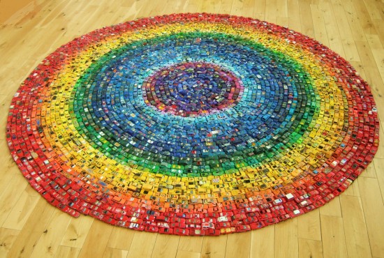 Car Atlas Rainbow Mandala by David T. Walker
