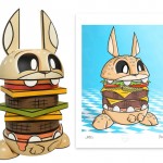 Wood Burger Bunny by Joe Ledbetter