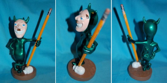 Hitler Toy Devil Pen Holder