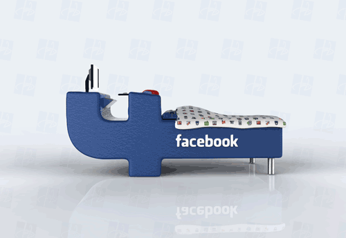 The Facebook Bed by Tomislav Zvonarić