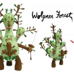 Wolyner Forest Warrior by Gary Baseman