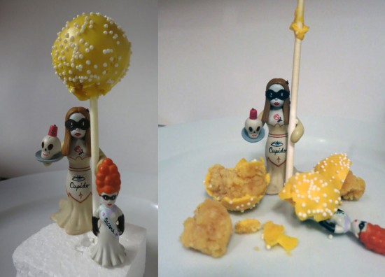 Betty Lou's Cake Pops featuring Gary Baseman's characters
