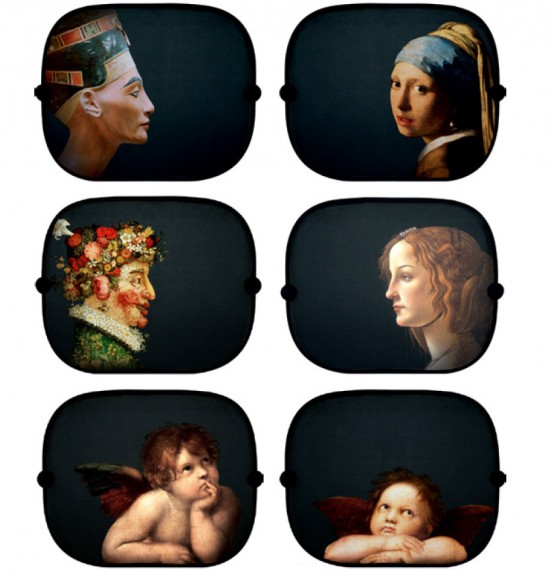 Blind Passengers, a series of car art screens