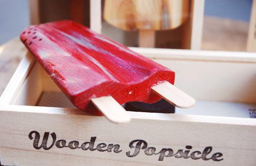 Wooden Popsicles by Johnny Hermann