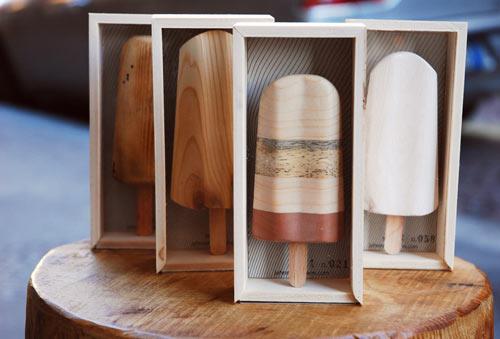 Wooden Popsicles by Johnny Hermann