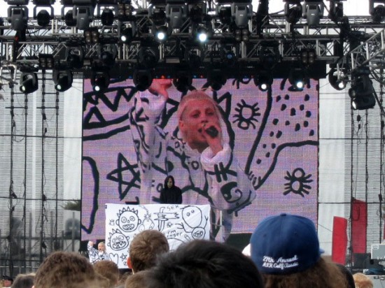 Die Antwoord at the Treasure Island Music Festival
