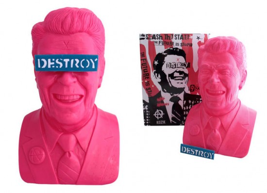Clutter x Kozik Pink Reagan Bust