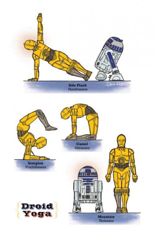Star Wars Yoga © Rob Osborne