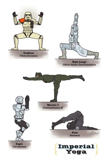 Star Wars Yoga © Rob Osborne