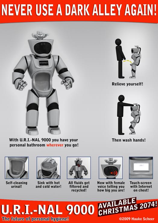 U.R.I.-NAL 9000 resin robot