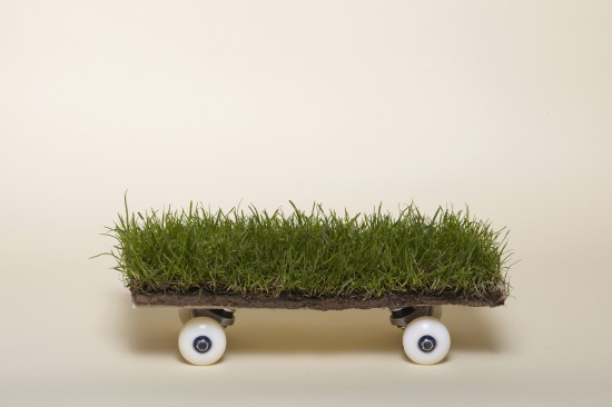 Skateboards made of everyday objects IWTS by Arthur King
