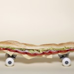 Skateboards made of everyday objects IWTS by Arthur King