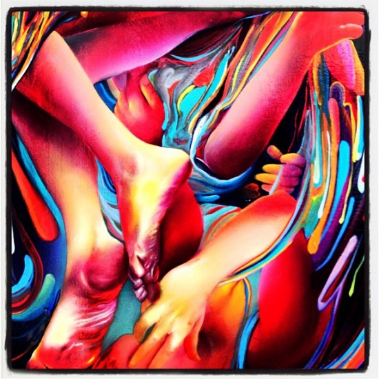 "Awakening" by Michael Page at White Walls in San Francisco, photo by @jeremyriad