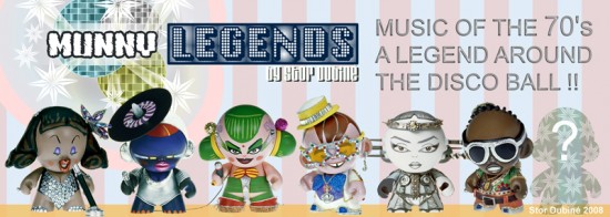 Munny Legends Series 1 by Stor Dubiné: Stevie Wonder! 