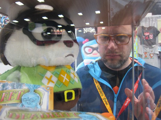 My Really Arty Photo of Scott Tolleson at Comic-Con 2012