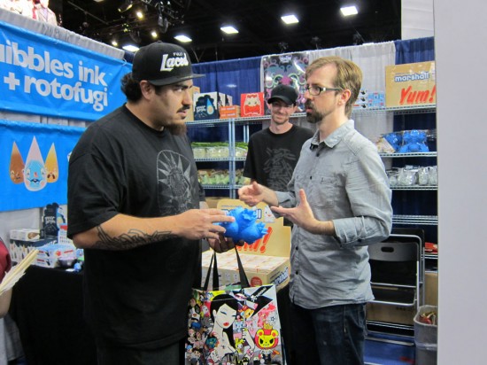 Jesse Hernandez and Kirby Kerr at Rotofugi, Comic-Con 2012