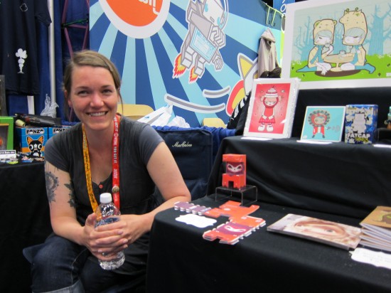 Julie West at Comic-Con 2012