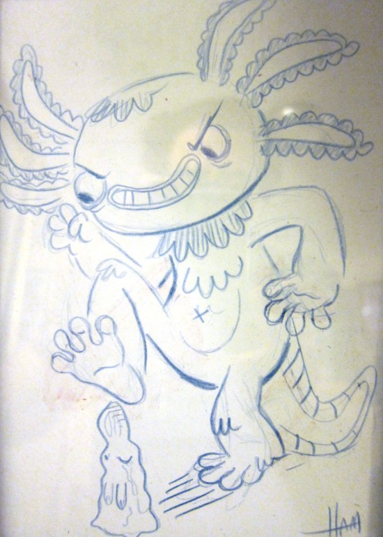original Wooper Looper drawing