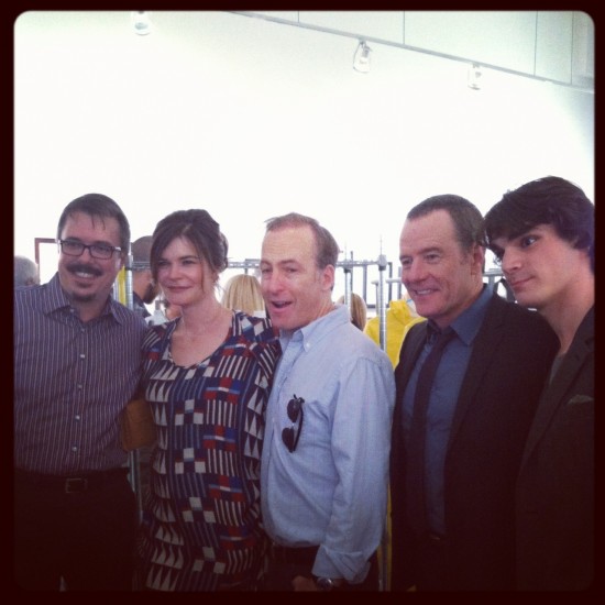 The cast of Breaking Bad stops by Gallery1988.
