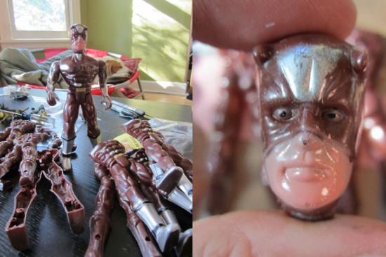 The Making of Robert Cop 2 bootleg action figure by Brad McGinty