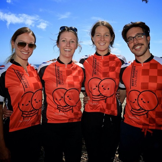 Best Buddies Team cycling jerseys by FriendsWithYou