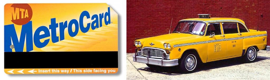 The Metro Card (1994) & Checker Taxi Cab (1964-1986)