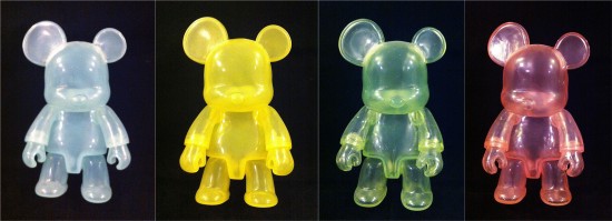 Toy2R's Qee Bear prototypes