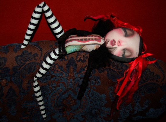 Sleeping Sybilla art doll by Jennybird Alcantara