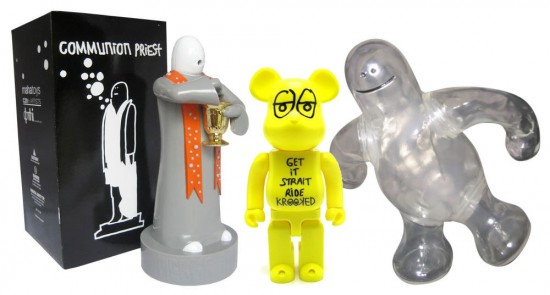 Be@rbrick and Shmoo by Mark Gonzales
