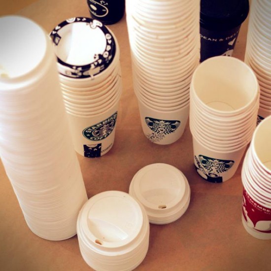 Tomoko Shintani Starbucks cups