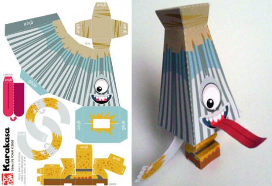 papercraft karakasa toy