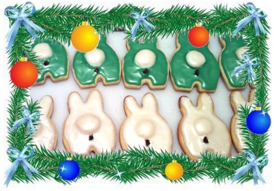 Year of the Labbit Cookies 2012