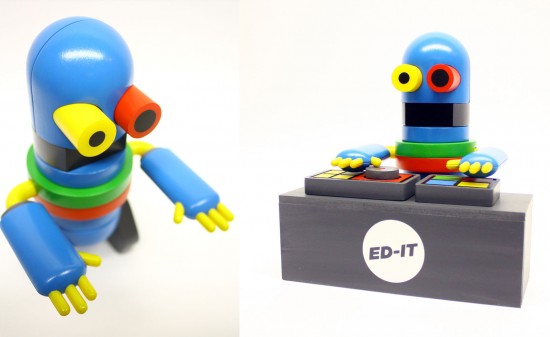 ED-IT DJ (B5100Jx) resin toy art by Tesselate