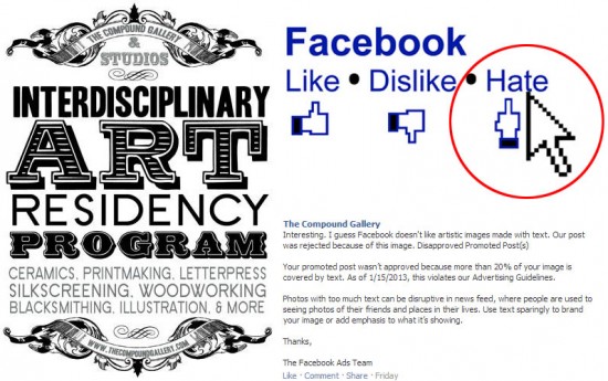 Compound Gallery vs. Facebook
