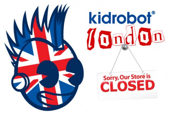 Kidrobot London store closing